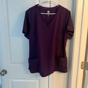 Healing Hands Purple Boxy Short Sleeve Tee